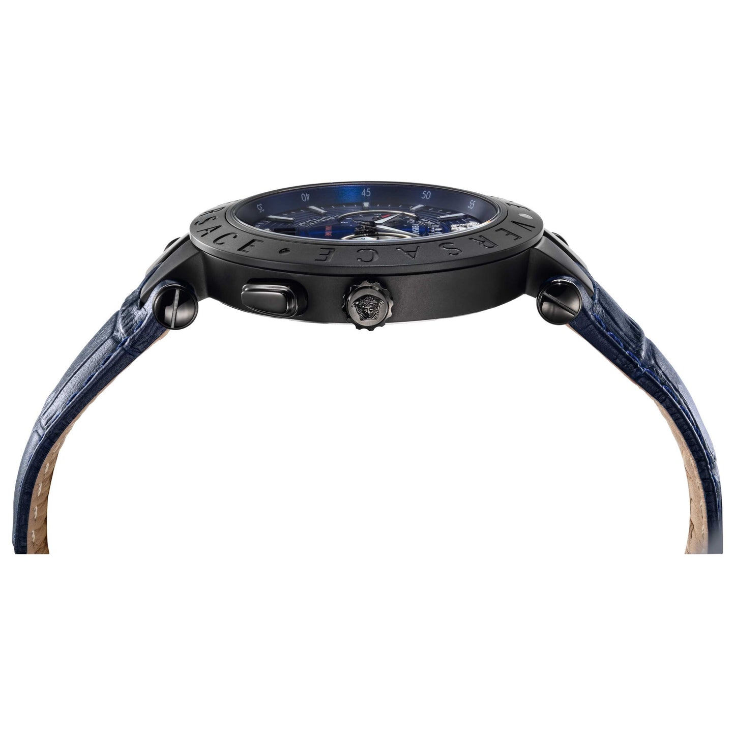 Back view of Versace V-Race Men's Quartz Watch VEBV00419