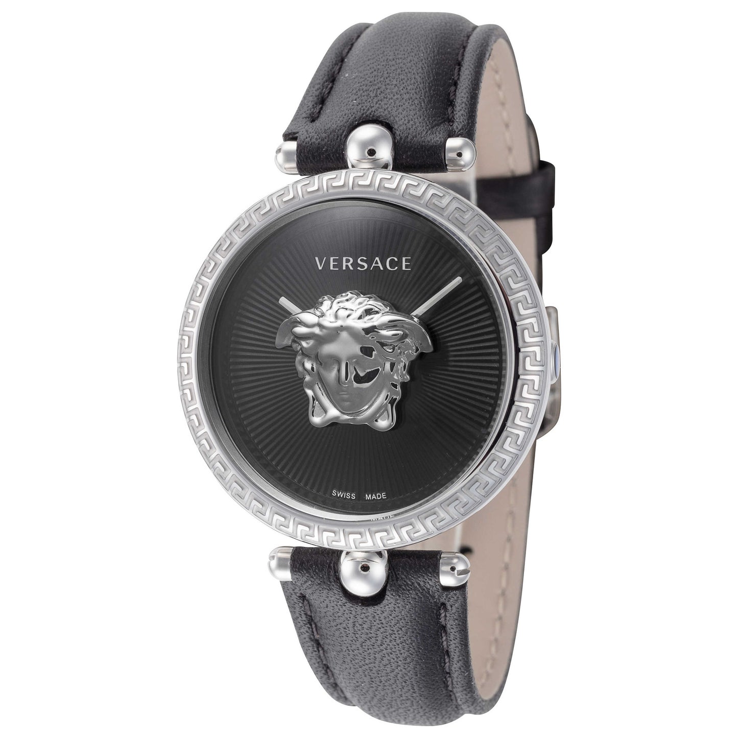 Front view of Versace Palazzo Empire Women's Quartz Watch VECQ01020