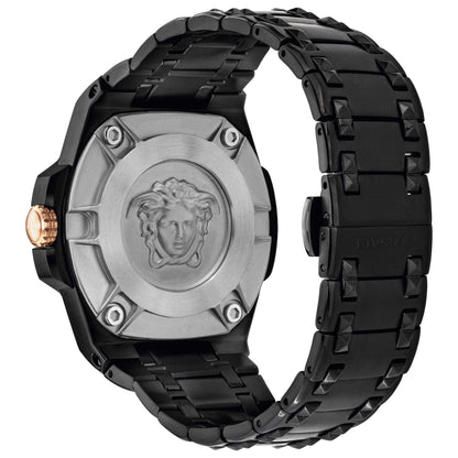 Back view of Versace Chain Reaction Men's Quartz Watch VEDY00719