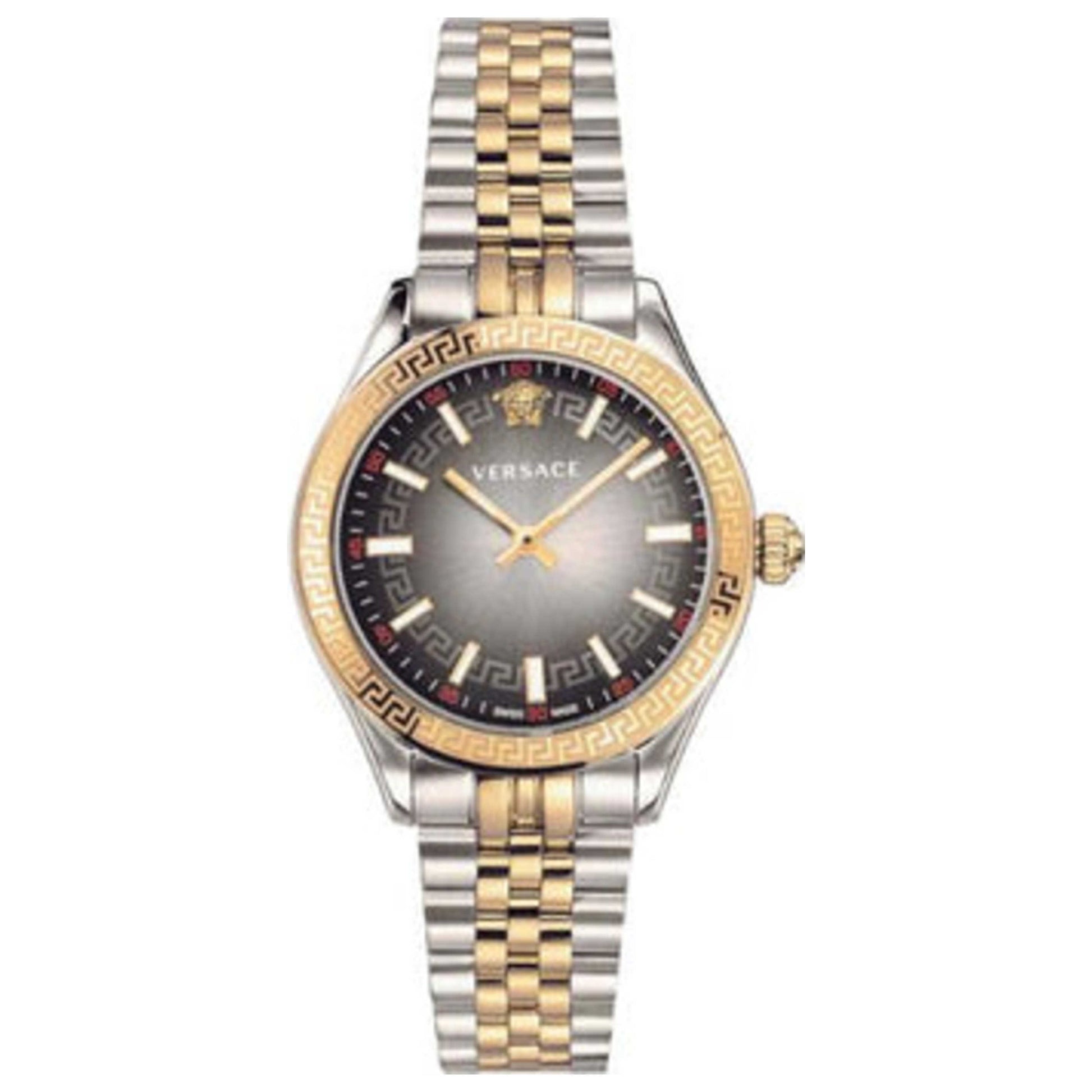 Front view of Versace Hellenyum Women's Quartz Watch VEHU00520
