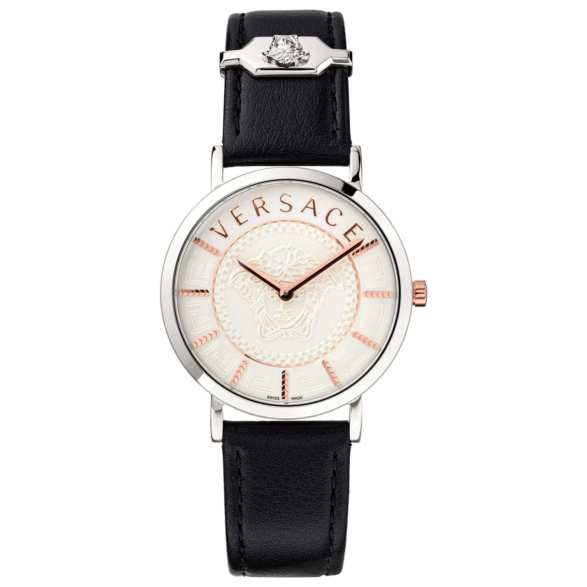 Front view of Versace V-Essential Women's Quartz Watch VEK400721