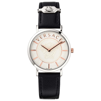 Front view of Versace V-Essential Women's Quartz Watch VEK400721