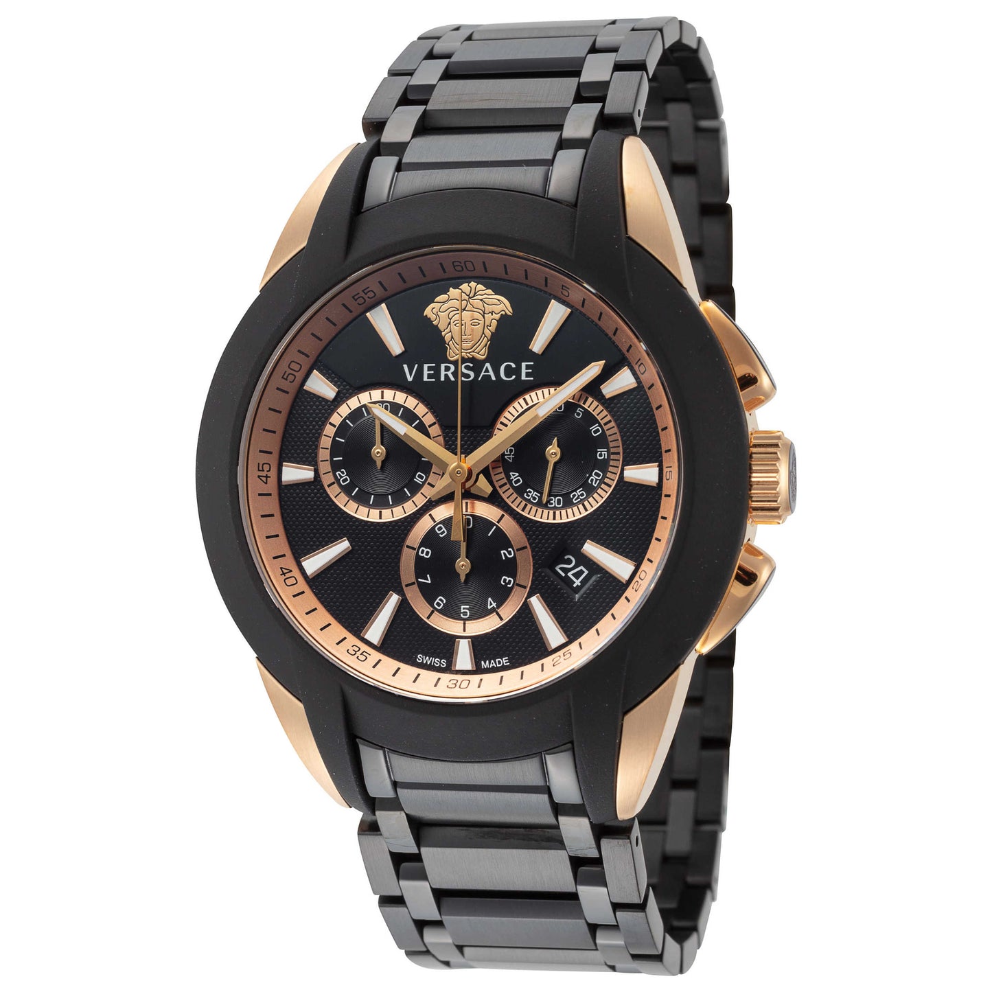 Front view of Versace Character Men's Quartz Watch VEM800418
