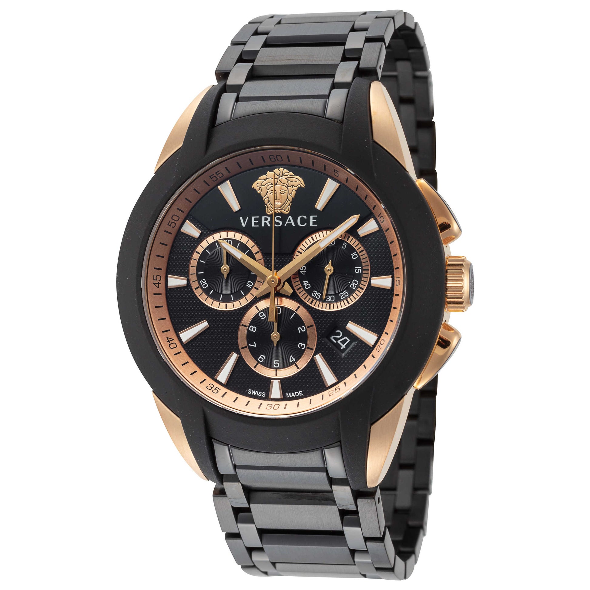 Front view of Versace Character Men's Quartz Watch VEM800418