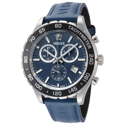 Front view of Versace Hellenyium Men's Quartz Watch VEPCA0124