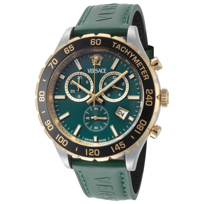 Front view of Versace Hellenyium Men's Quartz Watch VEPCA0224