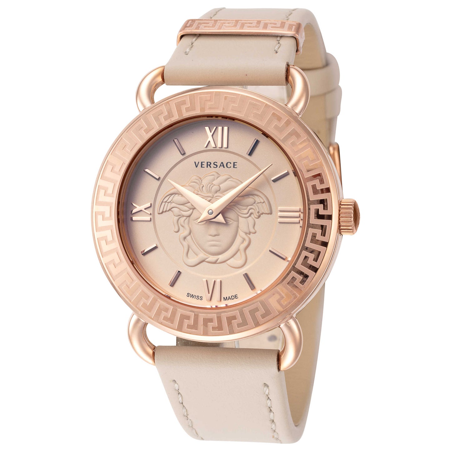 Front view of Versace Medusa Women's Quartz Watch VEPU01021
