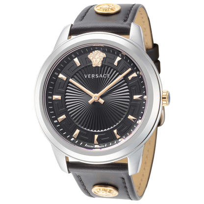 Front view of Versace Greca Women's Quartz Watch VEPX01521