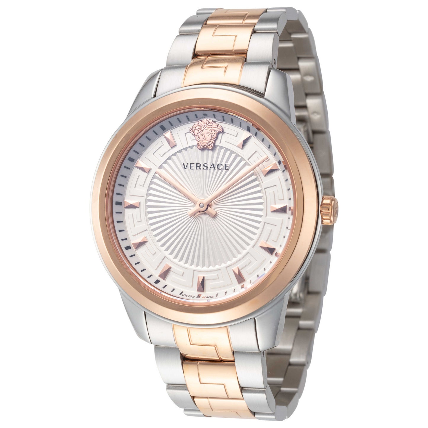 Front view of Versace Greca Women's Quartz Watch VEPX01621