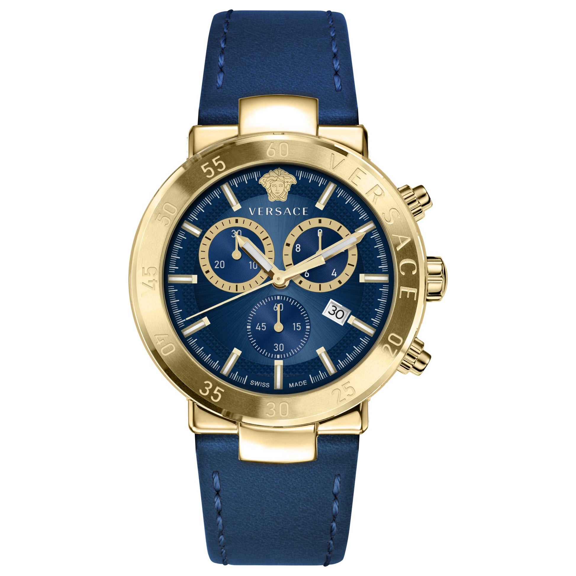 Front view of Versace Urban Mystique Men's Quartz Watch VEPY00921