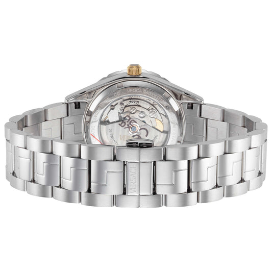 Back view of Versace Hellenyium Men's Automatic Watch VEQCA0424