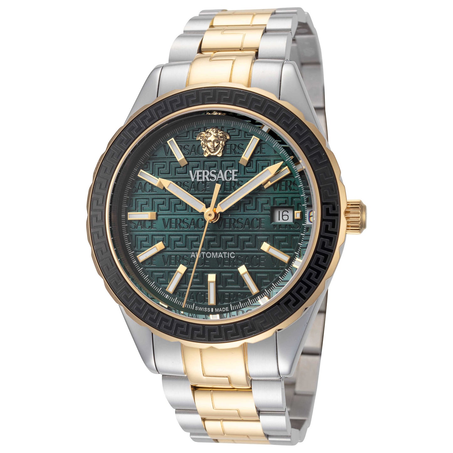 Front view of Versace Hellenyium Men's Automatic Watch VEQCA0524