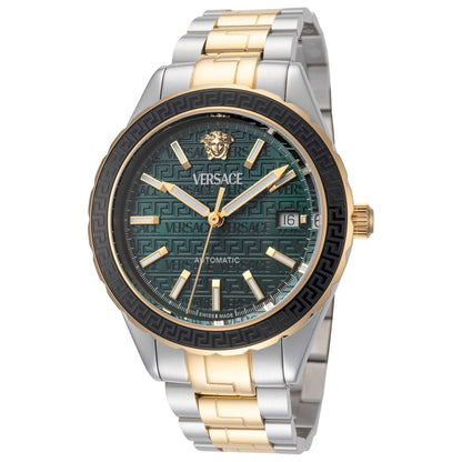 Front view of Versace Hellenyium Men's Automatic Watch VEQCA0524