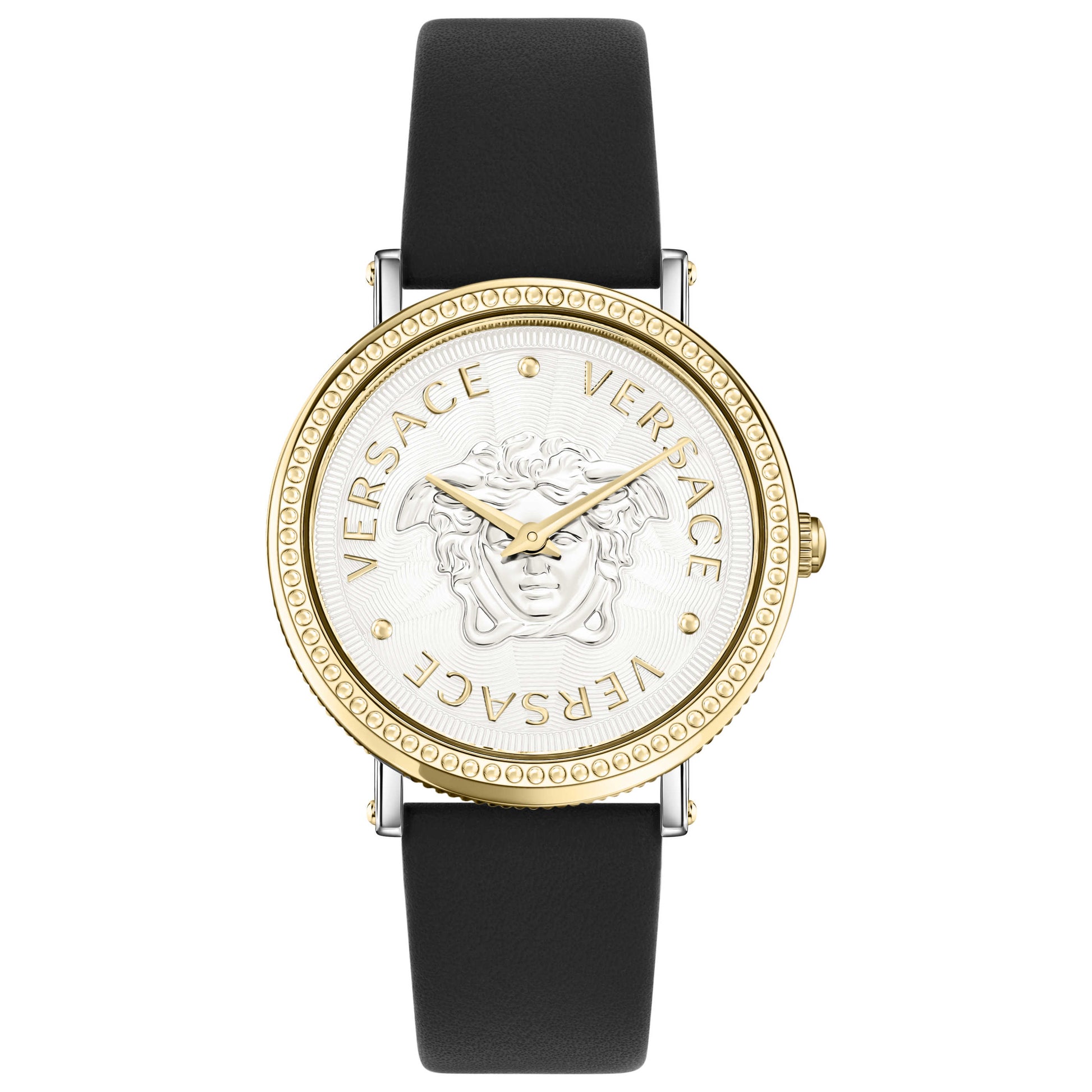 Front view of Versace V-Dollar Women's Quartz Watch VEQX00222