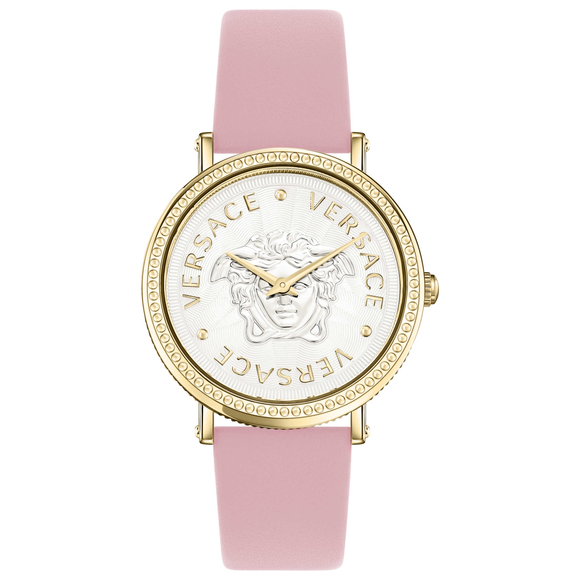 Front view of Versace V-Dollar Women's Quartz Watch VEQX00522