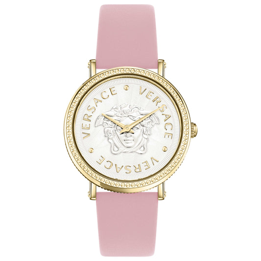 Front view of Versace V-Dollar Women's Quartz Watch VEQX00522