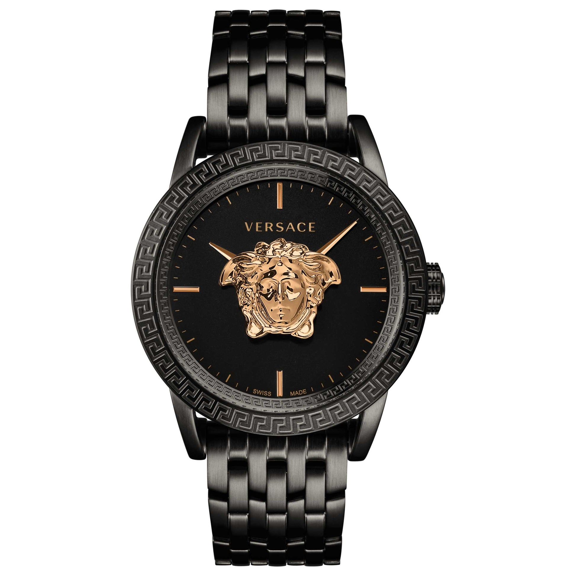 Front view of Versace Palazzo Empire Men's Quartz Watch VERD00518
