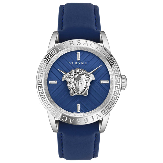 Front view of Versace V-Code Men's Quartz Watch VESN00122