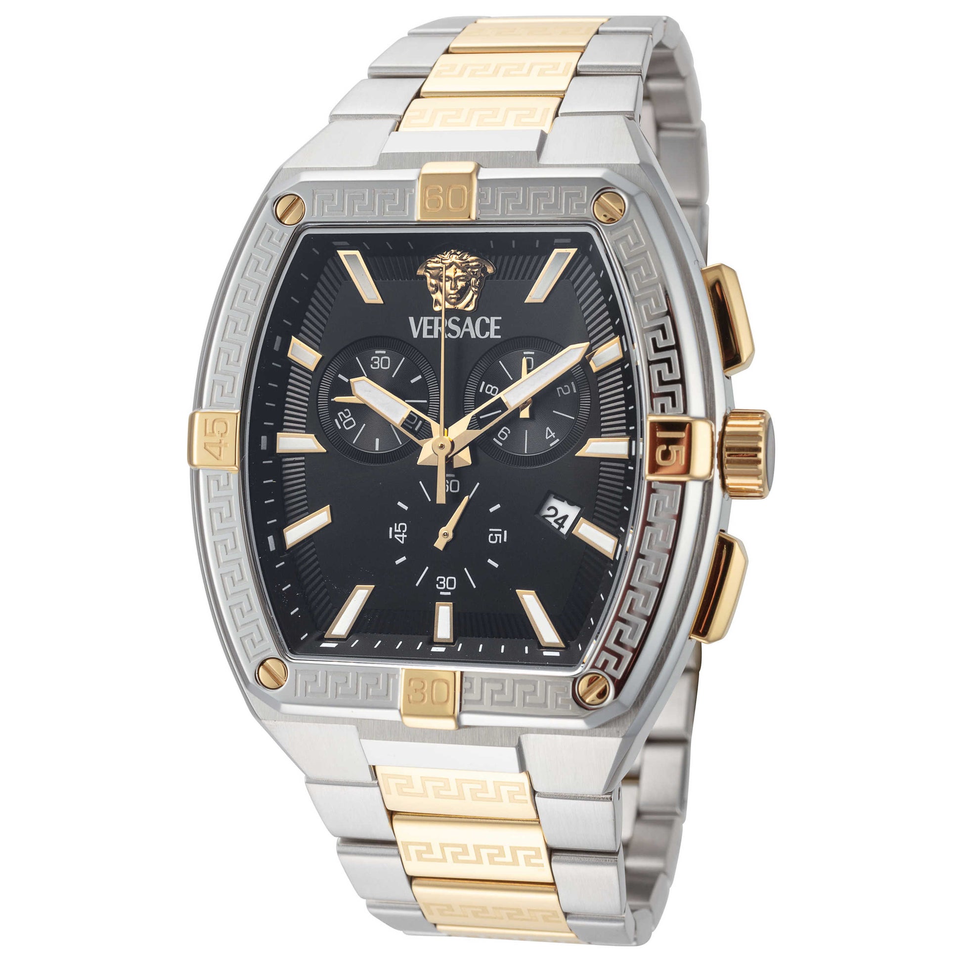 Front view of Versace Greca Sport Men's Quartz Watch VESP00524