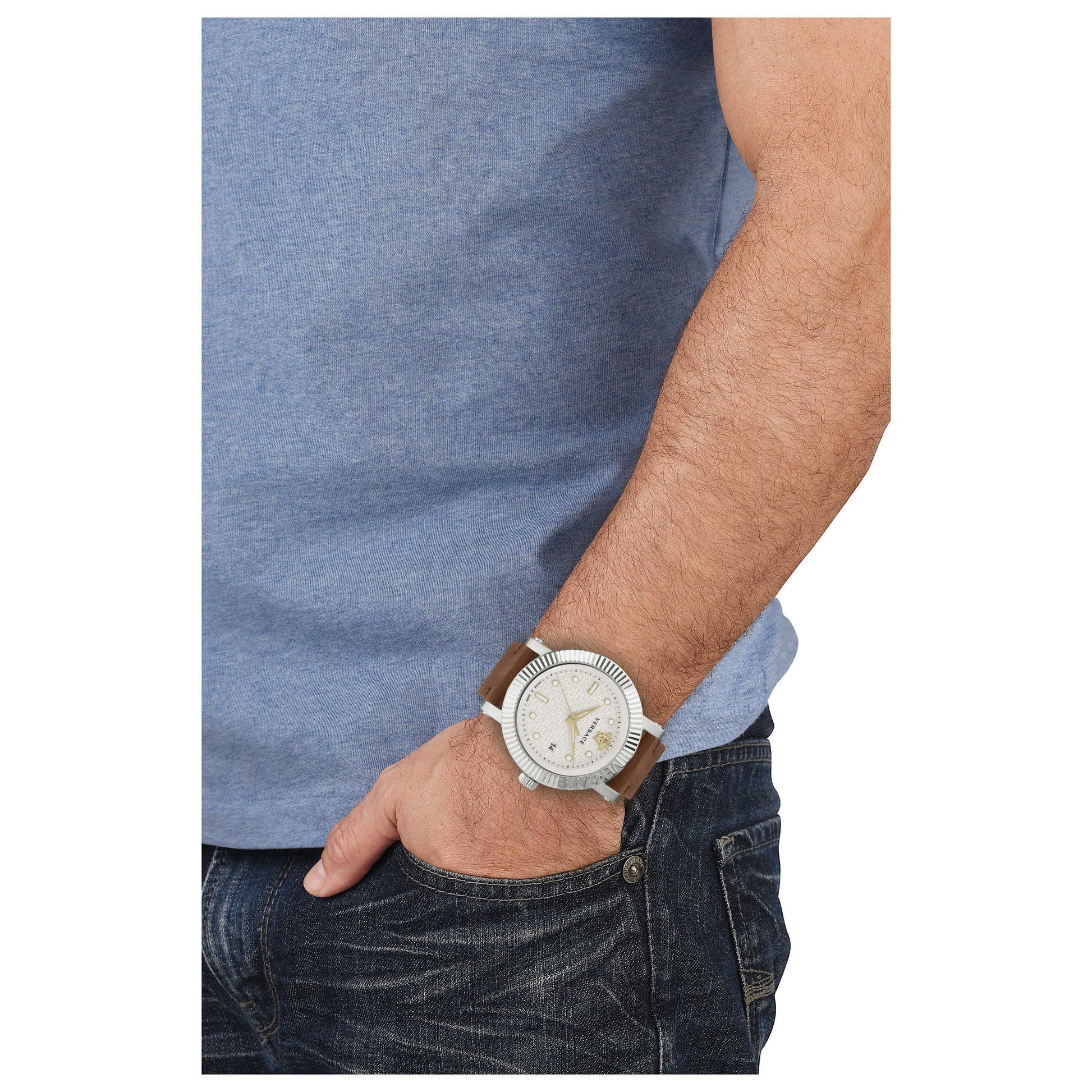Versace V-Classic Men's Quartz Watch VESR00122 - Image #5