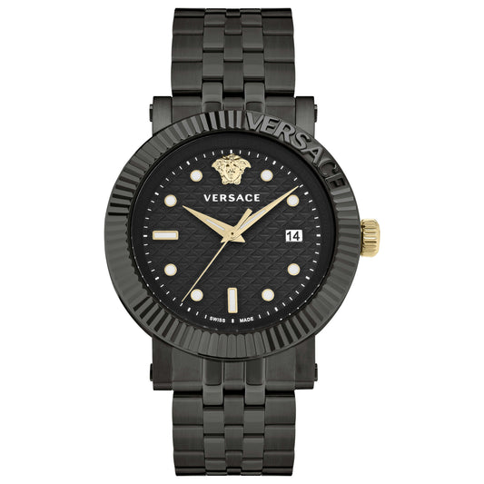 Front view of Versace V-Classic Men's Quartz Watch VESR01122