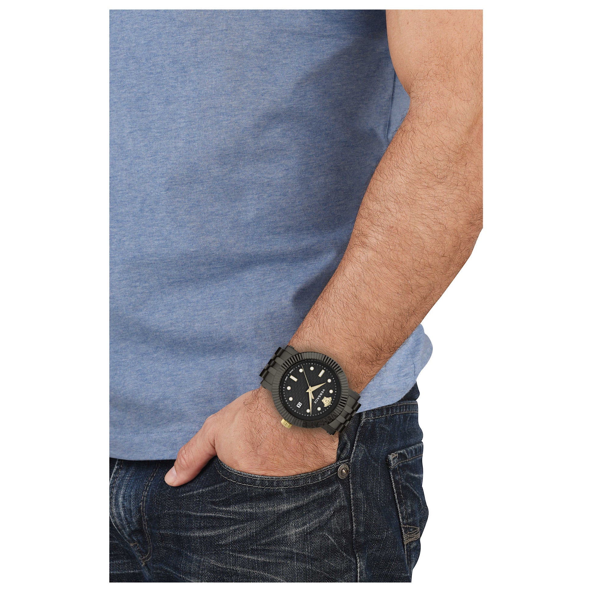 Versace V-Classic Men's Quartz Watch VESR01122 - Image #6
