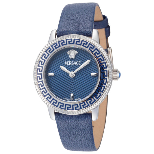 Front view of Versace V-Icon Women's Quartz Watch VEUCA0124