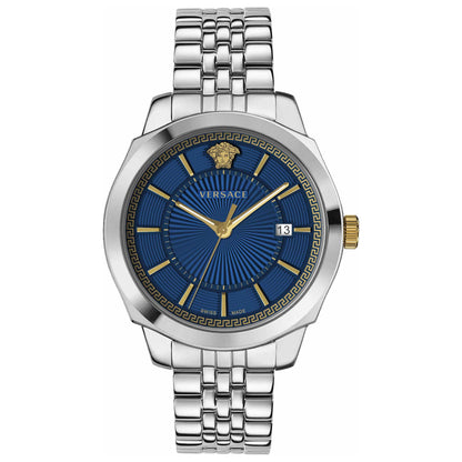 Front view of Versace Icon Classic Men's Quartz Watch VEV900821
