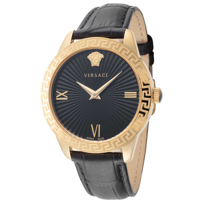 Front view of Versace Greca Signature Women's Quartz Watch VEVC00319