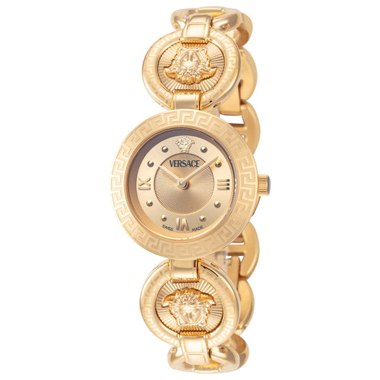Front view of Versace Greca Jewel Women's Quartz Watch VEWCA0524