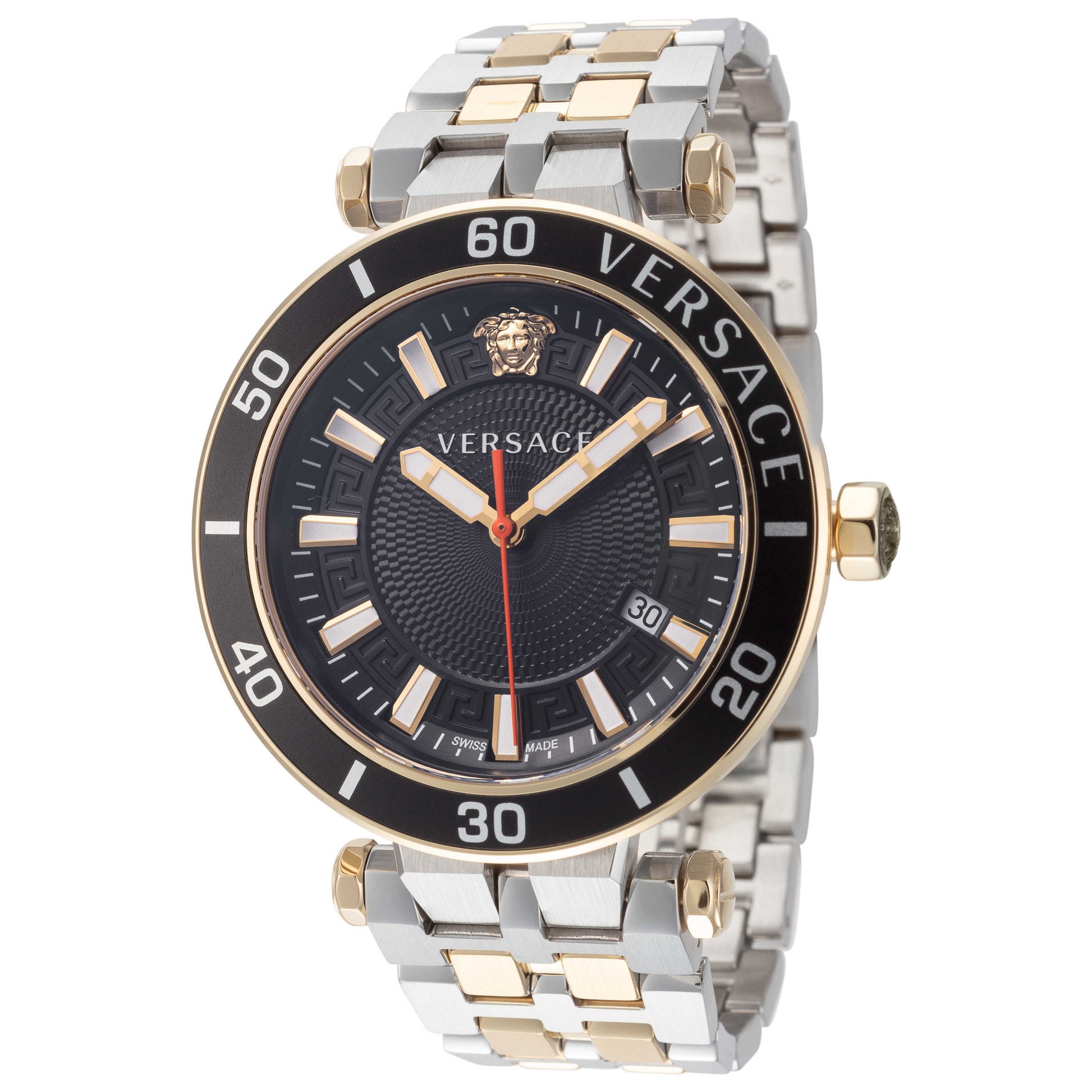 Front view of Versace Greca Sport Men's Quartz Watch VEZ300821