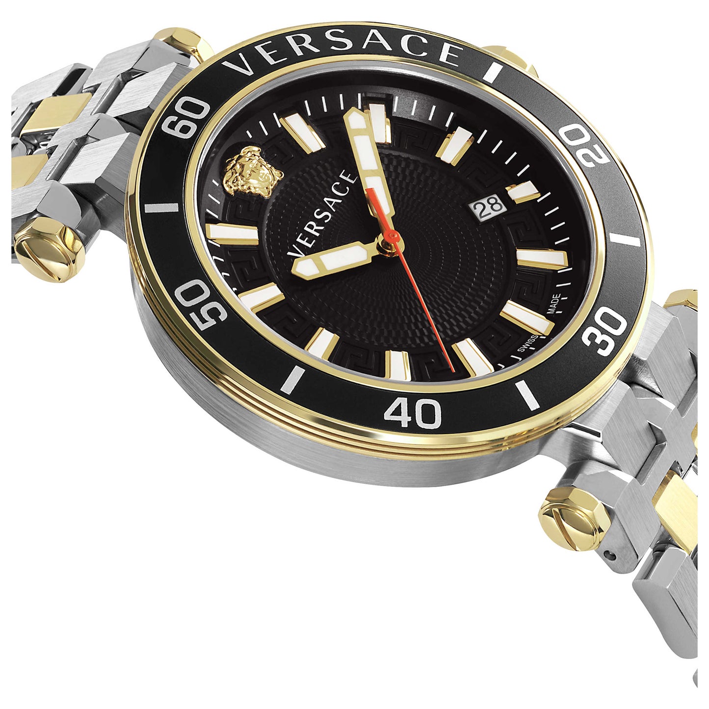 Left view of Versace Greca Sport Men's Quartz Watch VEZ300821