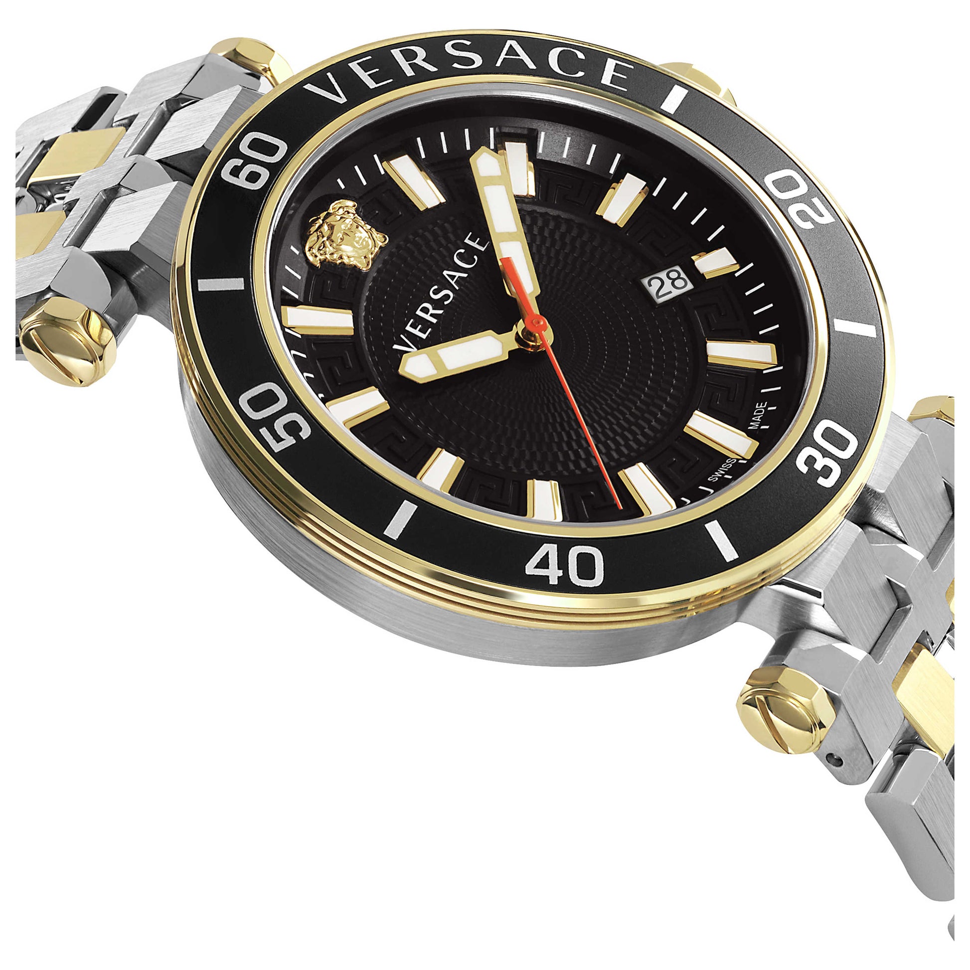 Left view of Versace Greca Sport Men's Quartz Watch VEZ300821