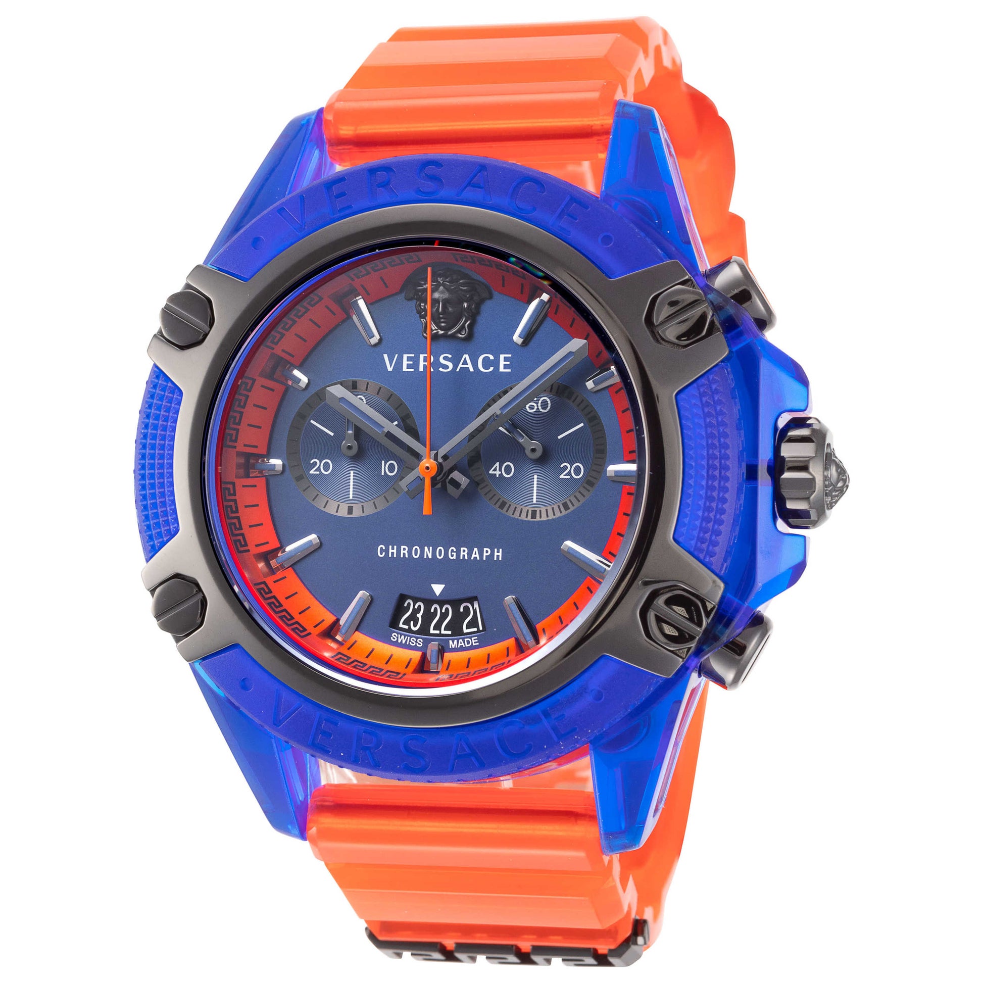 Front view of Versace Icon Active Men's Quartz Watch VEZ700922