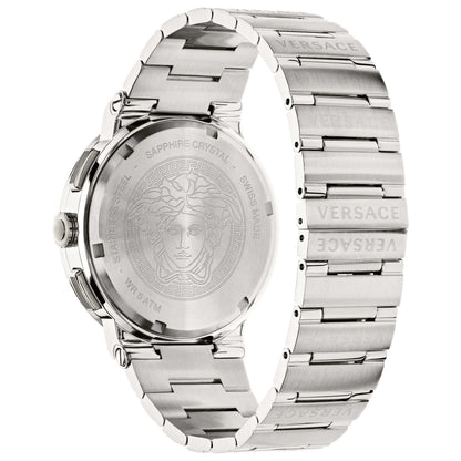 Left view of Versace Greca Logo Men's Quartz Watch VEZ900121