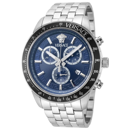 Front view of Versace Sport Chrono Men's Quartz Watch VEZCA0324