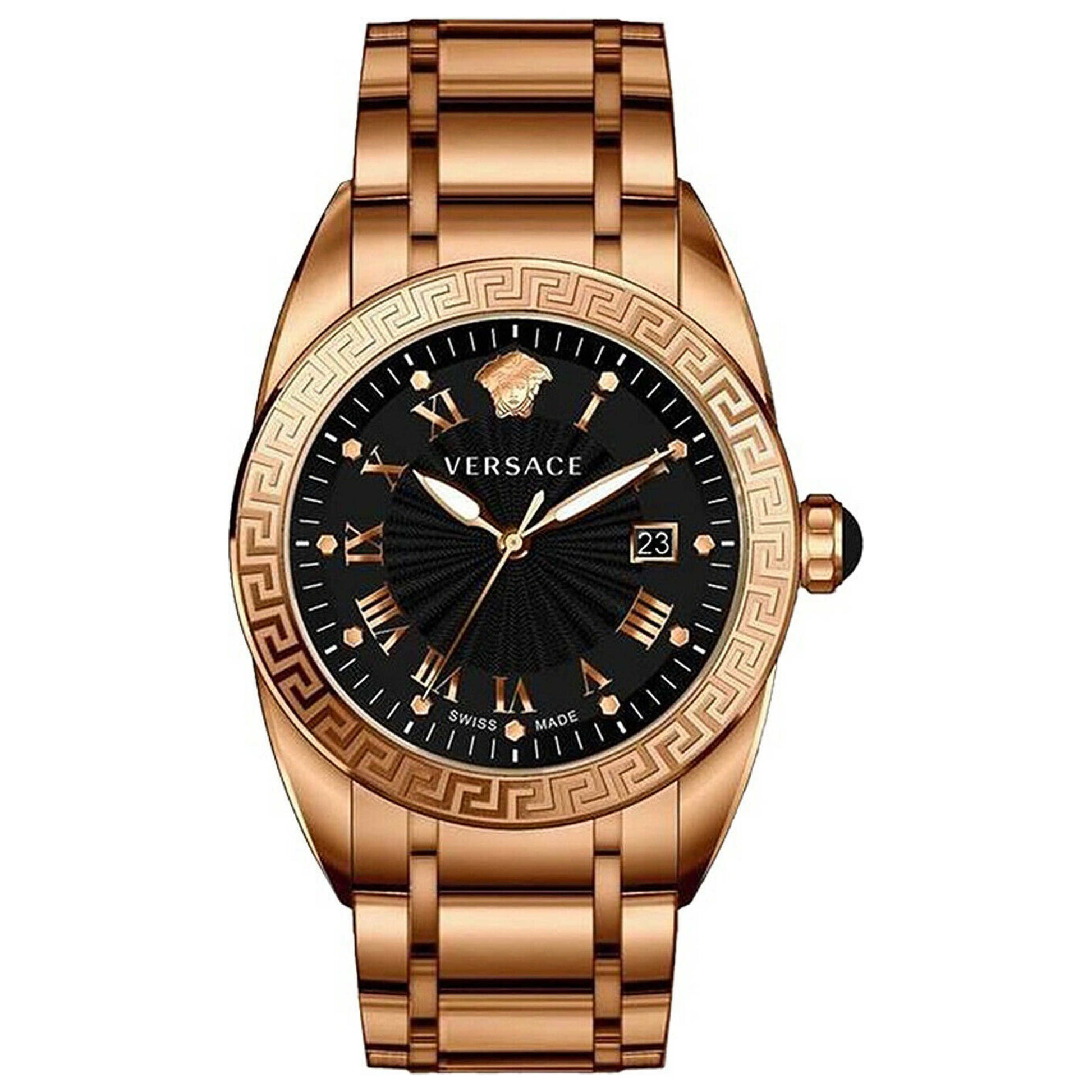 Front view of Versace V-Sport II Men's Quartz Watch VFE100013
