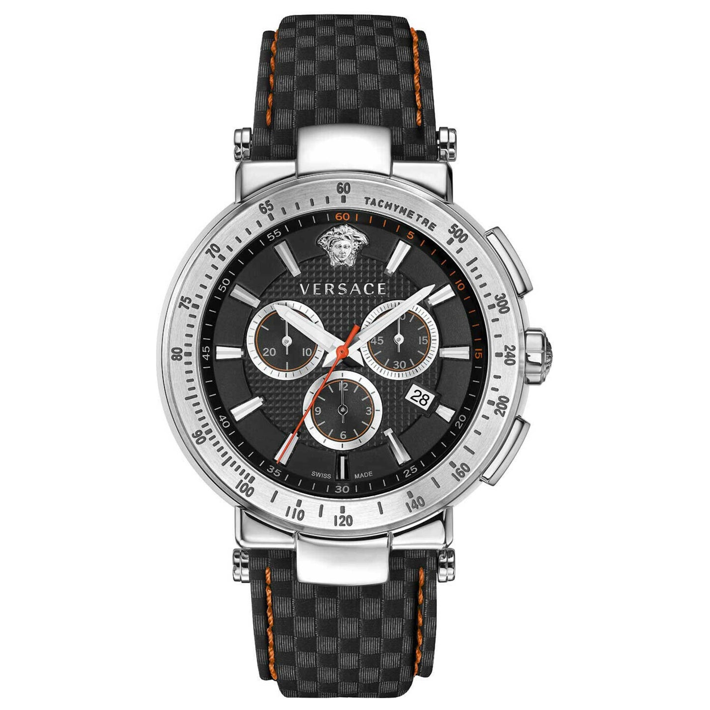 Front view of Versace Mystique Men's Quartz Watch VFG040013