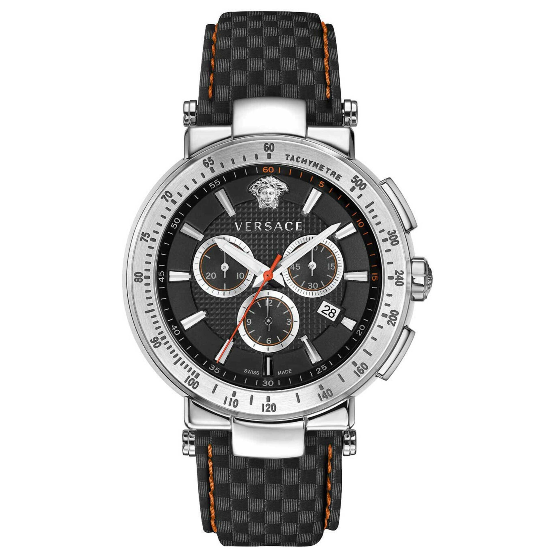 Front view of Versace Mystique Men's Quartz Watch VFG040013
