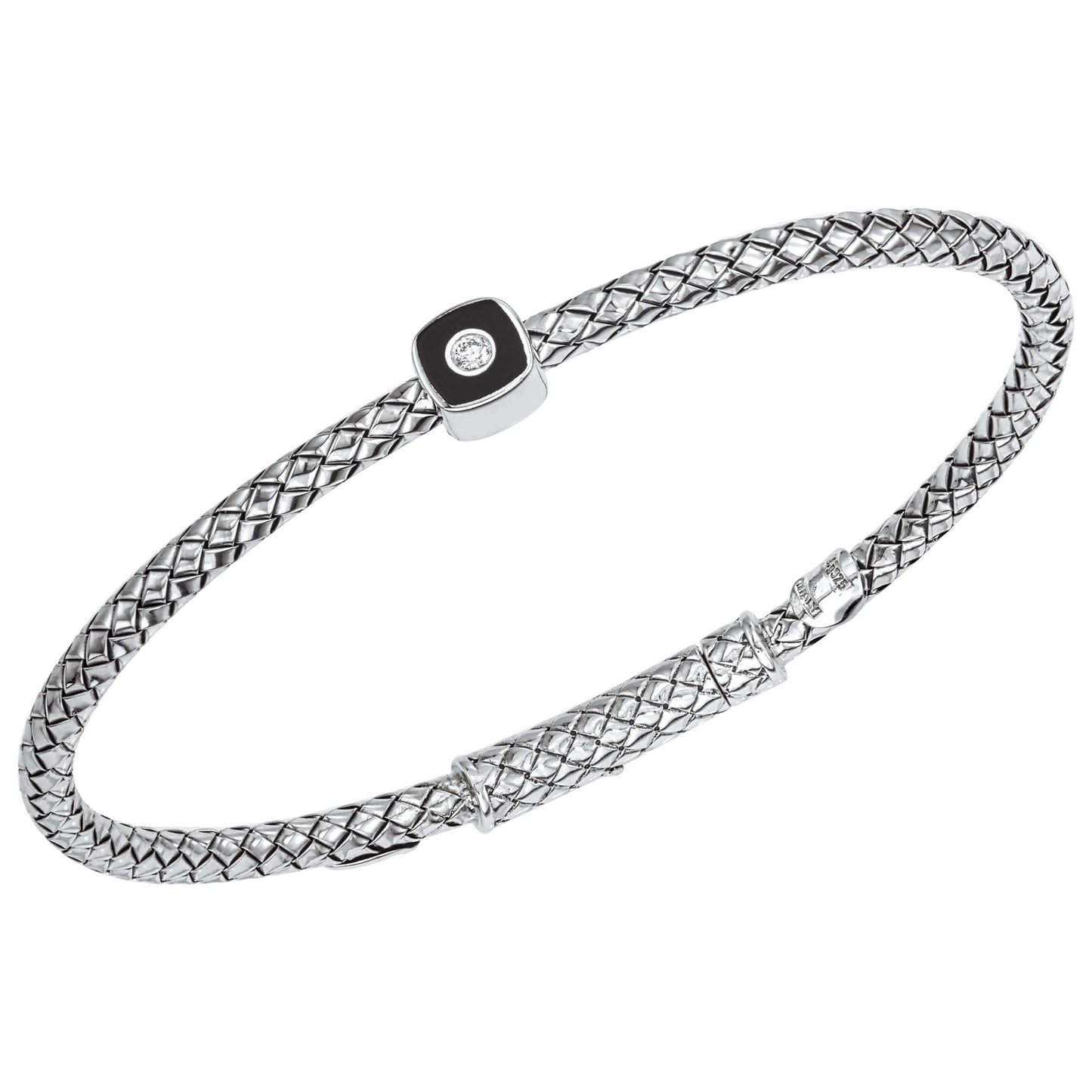 Front view of Alisa Elegant Women's Bracelet VHB-1543-DB