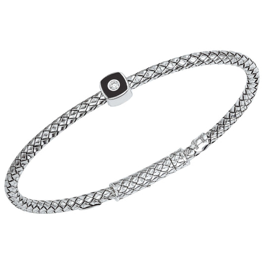 Front view of Alisa Elegant Women's Bracelet VHB-1543-DB