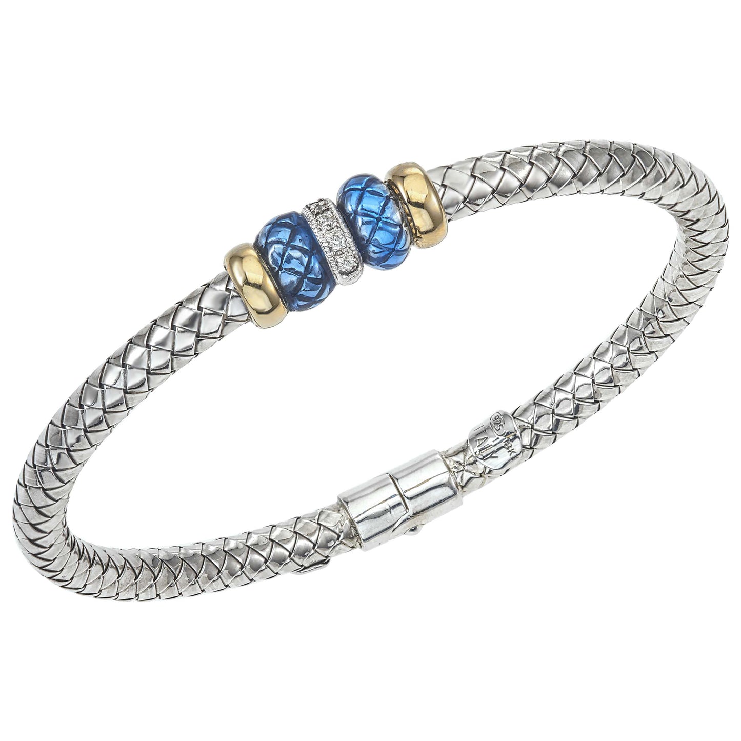 Front view of Alisa Elegant Women's Bracelet VHB-1570-DBL