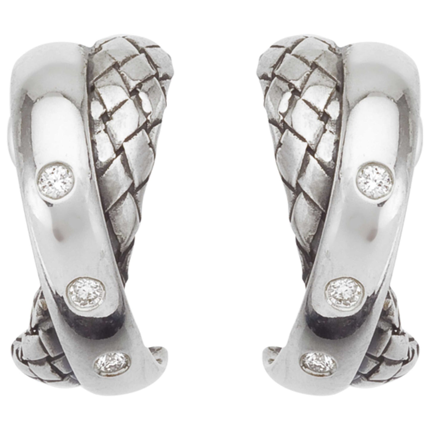 Front view of Alisa Elegant Women's Earrings VHE-1025-D
