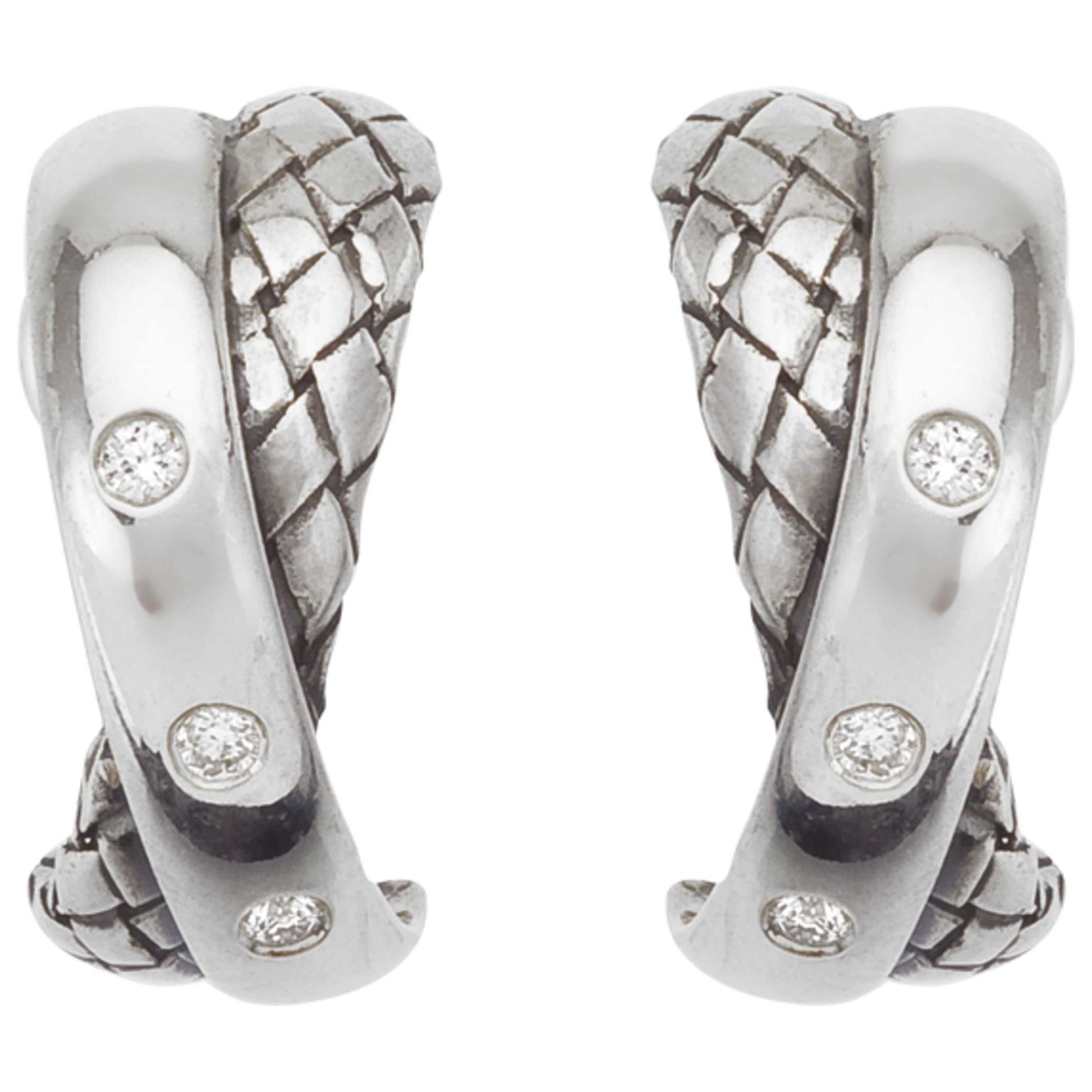 Front view of Alisa Elegant Women's Earrings VHE-1025-D