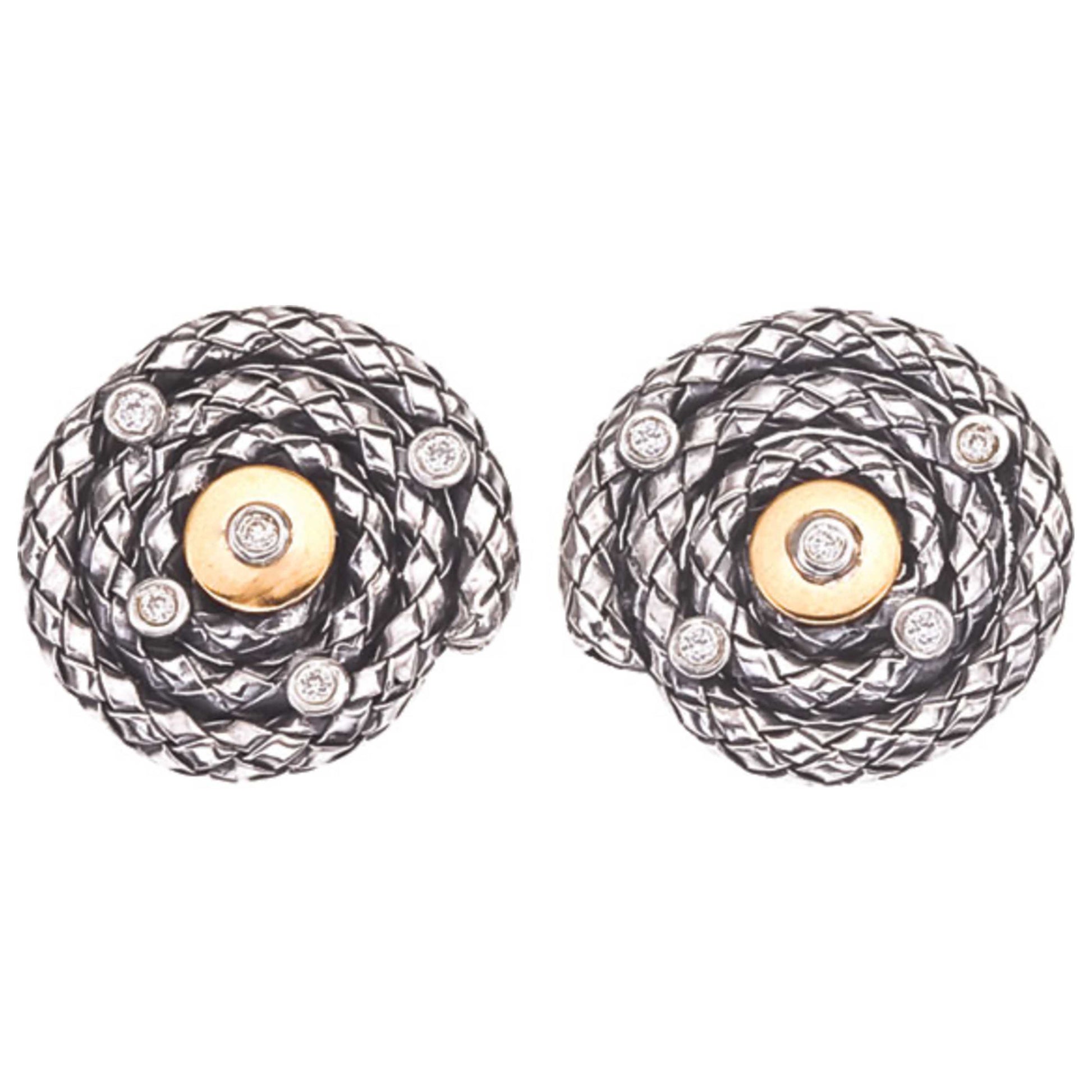 Front view of Alisa Elegant Women's Earrings VHE-1102-D