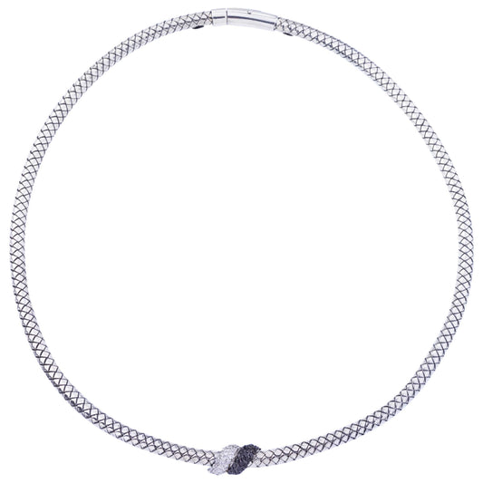 Front view of Alisa Elegant Women's Necklace VHN-1143-DBW