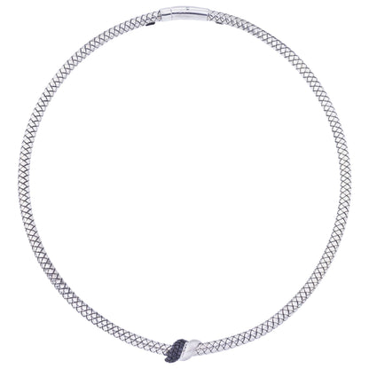 Front view of Alisa Elegant Women's Necklace VHN-1144-DB