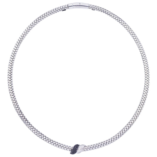 Front view of Alisa Elegant Women's Necklace VHN-1144-DB