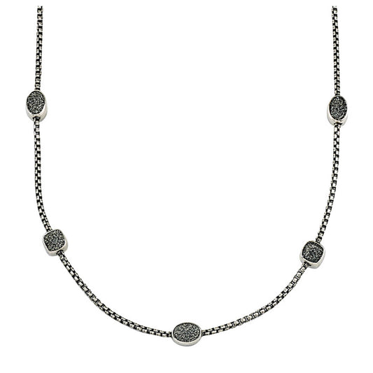 Front view of Alisa Elegant Women's Necklace VHN-1581-BS