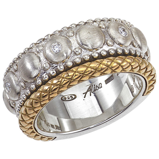 Front view of Alisa Elegant Women's Ring VHR-1478-D